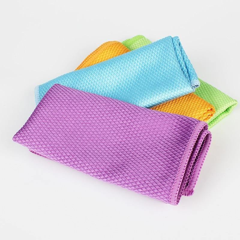 Super Pano de limpeza  de Microfibra Escama de peixe   5 peças - GigaShopBrasil