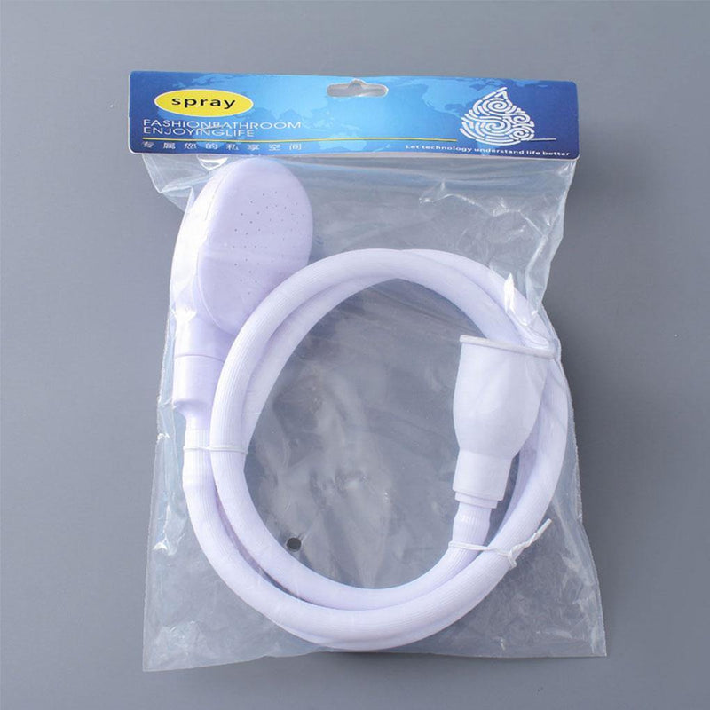 Portable Handheld Splash Shower Pet Dog Cat Shower Spray Hose Tub Sink Faucet Attachment Washing Sprinkler Head Kit Bath Tools - GigaShopBrasil
