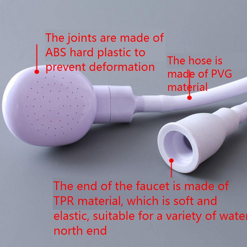 Portable Handheld Splash Shower Pet Dog Cat Shower Spray Hose Tub Sink Faucet Attachment Washing Sprinkler Head Kit Bath Tools - GigaShopBrasil